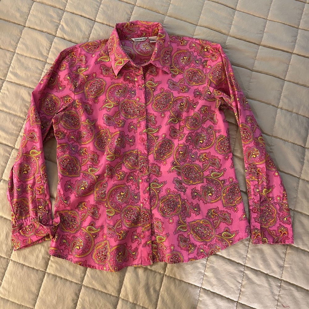 Pink Paisley Blouse